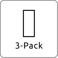 Replacement Banner - 30" x 48" - 3-Pack