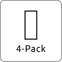 Replacement Banner - 30" x 36" - 4-Pack