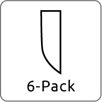 WindSpin™ Single-Sided Replacement Flag - 6-Pack