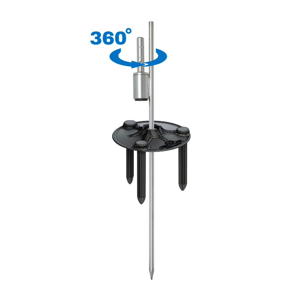 Ball Bearing Flag Stake with MegaPlate Kit