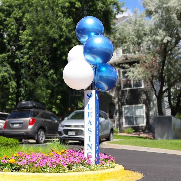 DuraBalloon® 5-Balloon Cluster Pole Kit - with 4-Sided Pole Cover