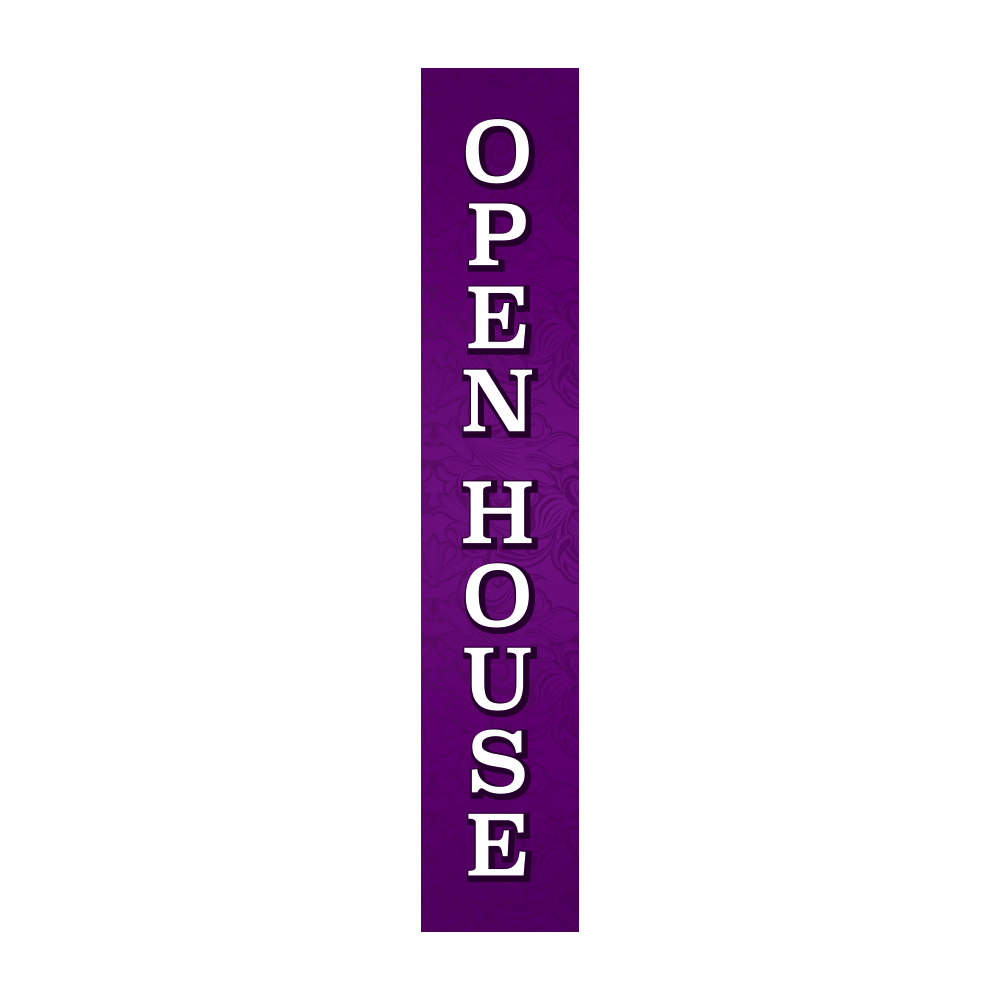 Pole Cover - Open House - Purple