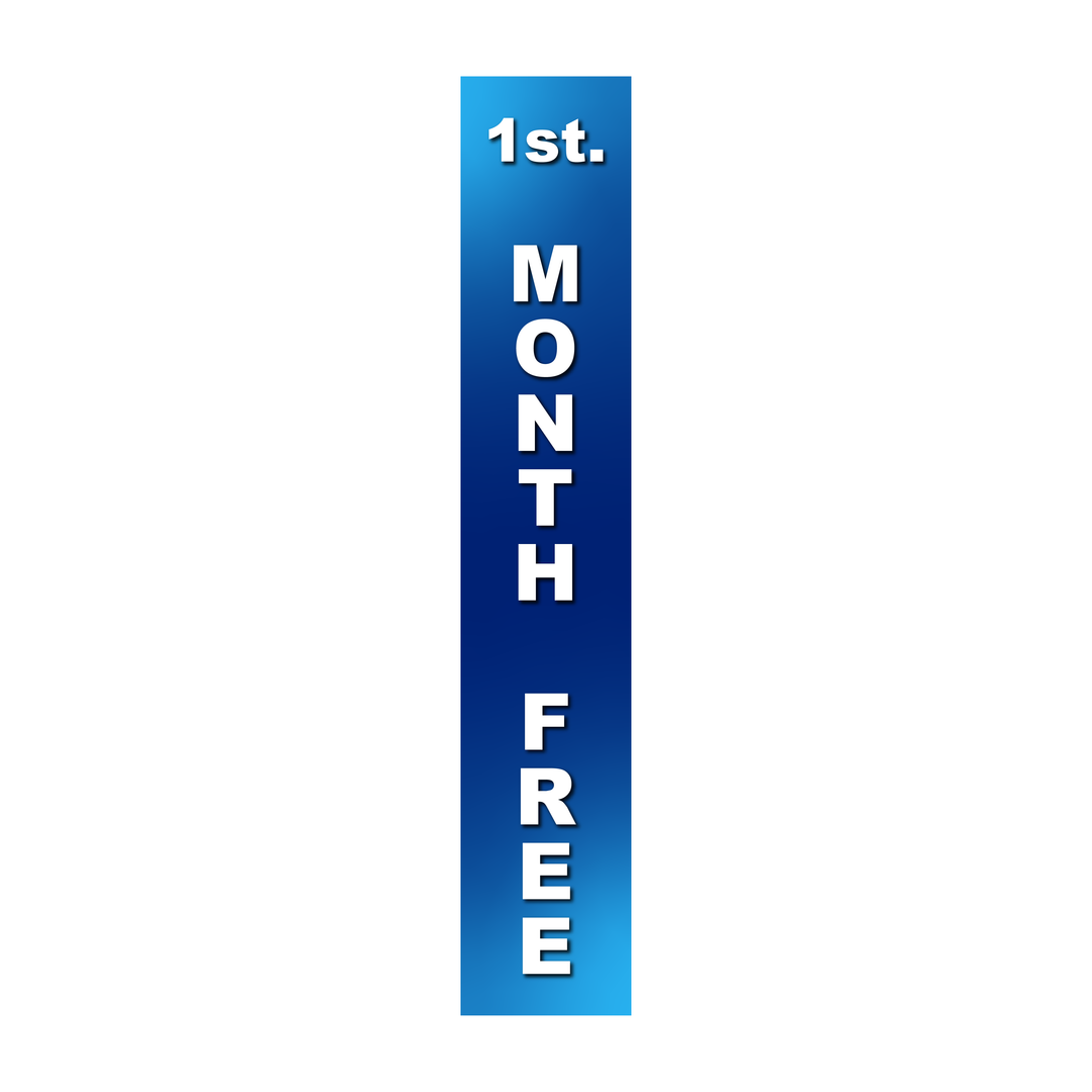 Pole Cover - First Month Free - Gradient - Blue