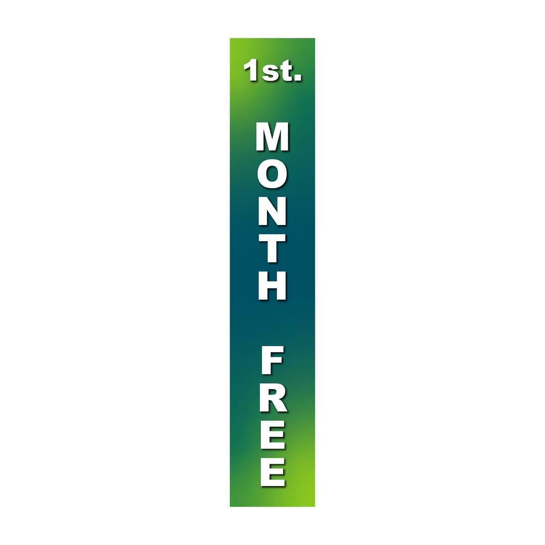 Pole Cover - First Month Free - Gradient - Green