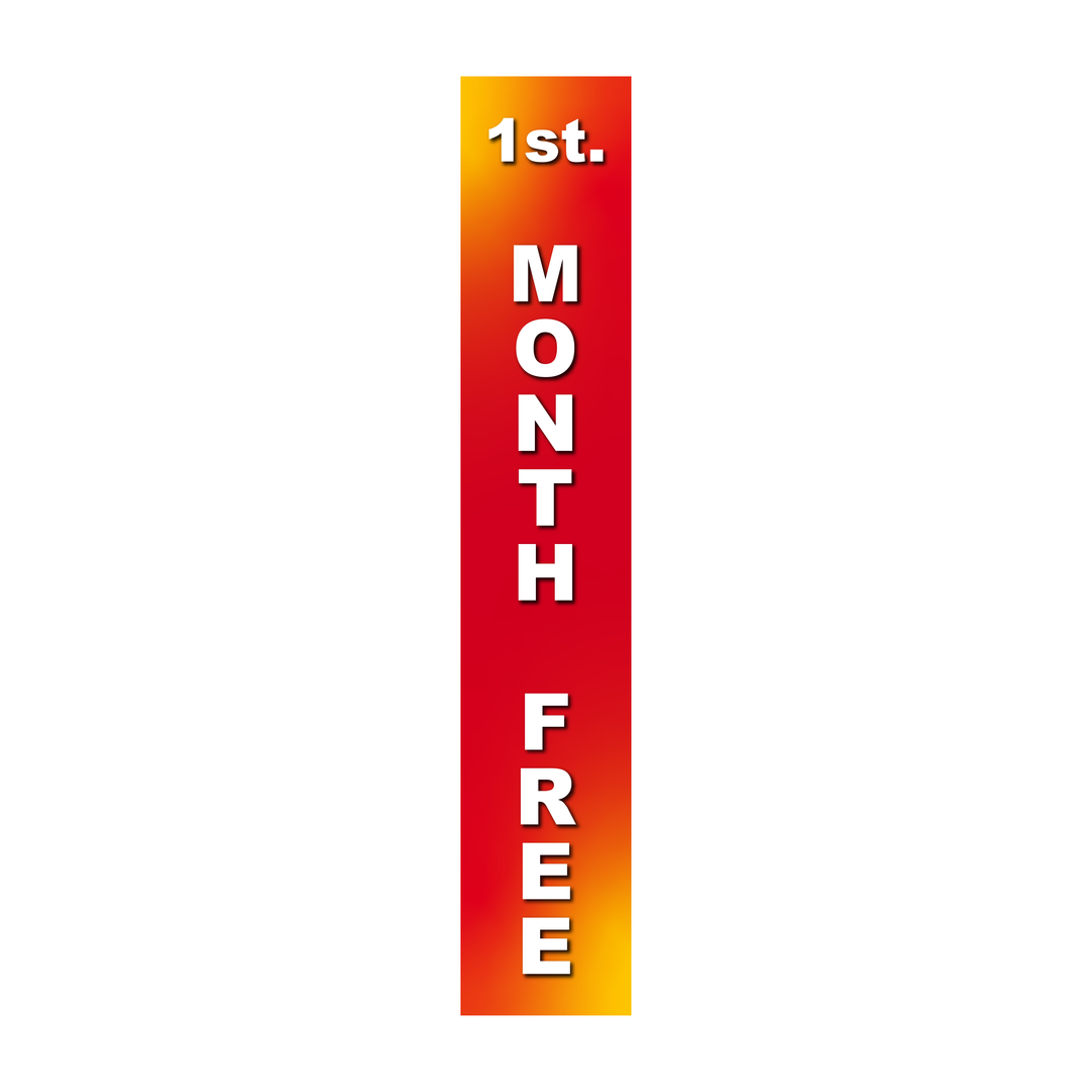 Pole Cover - First Month Free - Gradient - Red