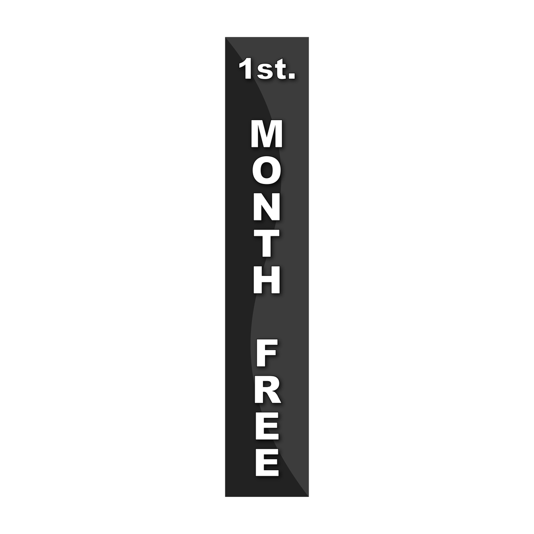 Pole Cover - First Month Free - Wavy - Black