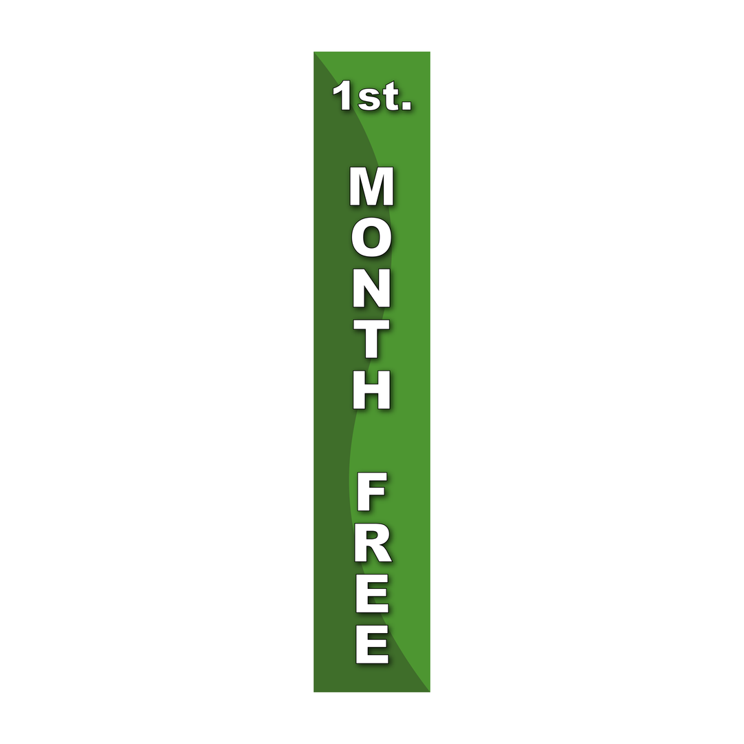 Pole Cover - First Month Free - Wavy - Green