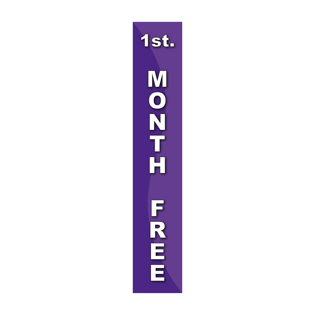 Pole Cover - First Month Free - Wavy - Purple