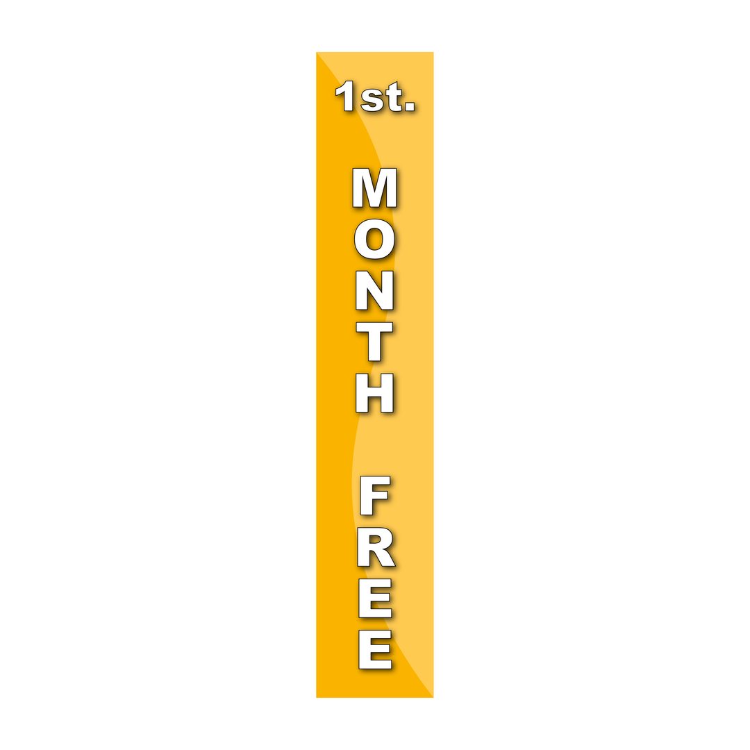Pole Cover - First Month Free - Wavy - Yellow
