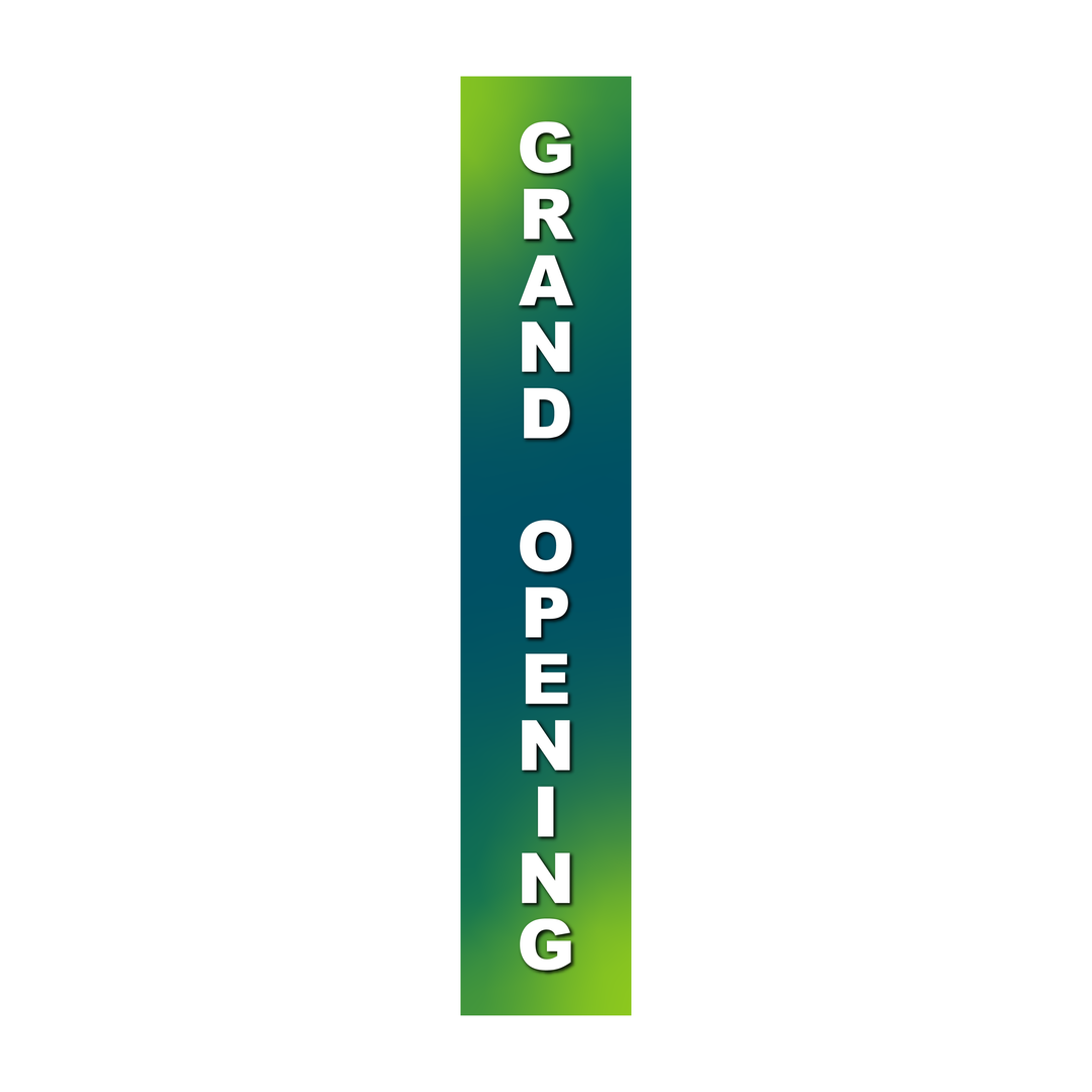 Pole Cover - Grand Opening - Gradient - Green