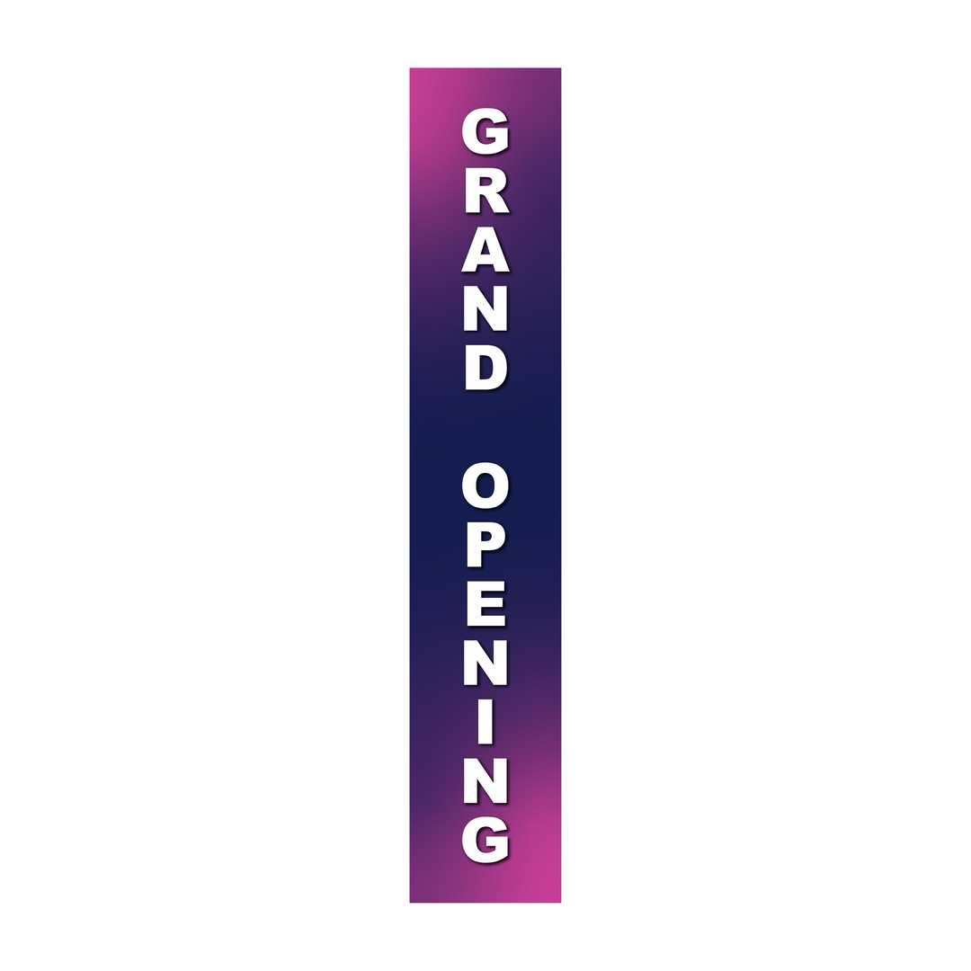 Pole Cover - Grand Opening - Gradient - Purple