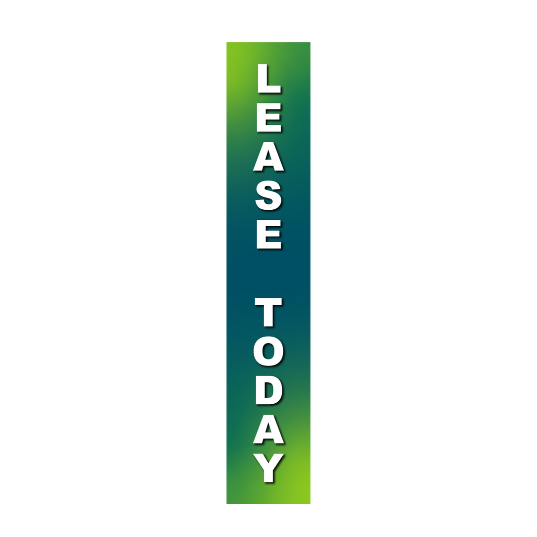 Pole Cover - Lease Today - Gradient - Green