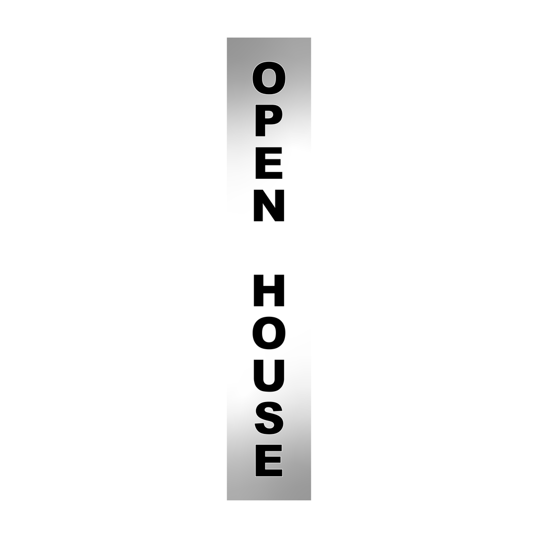 Pole Cover - Open House - Gradient - Gray