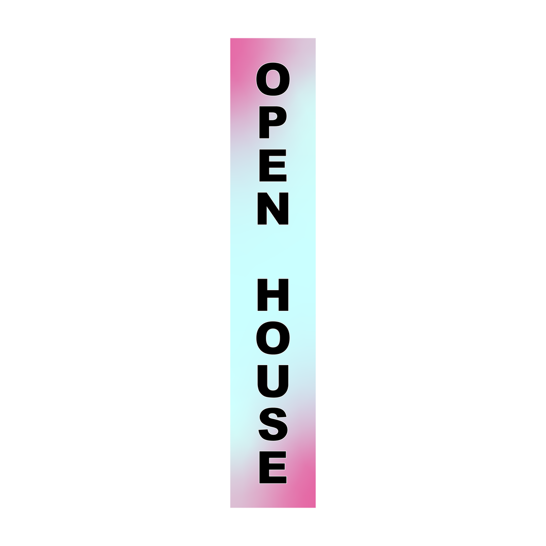 Pole Cover - Open House - Gradient - Pink
