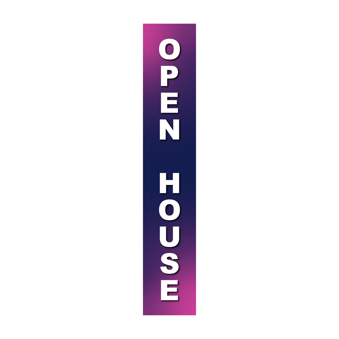 Pole Cover - Open House - Gradient - Purple