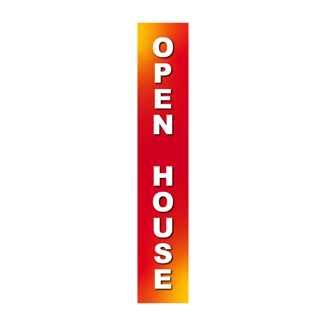 Pole Cover - Open House - Gradient - Red
