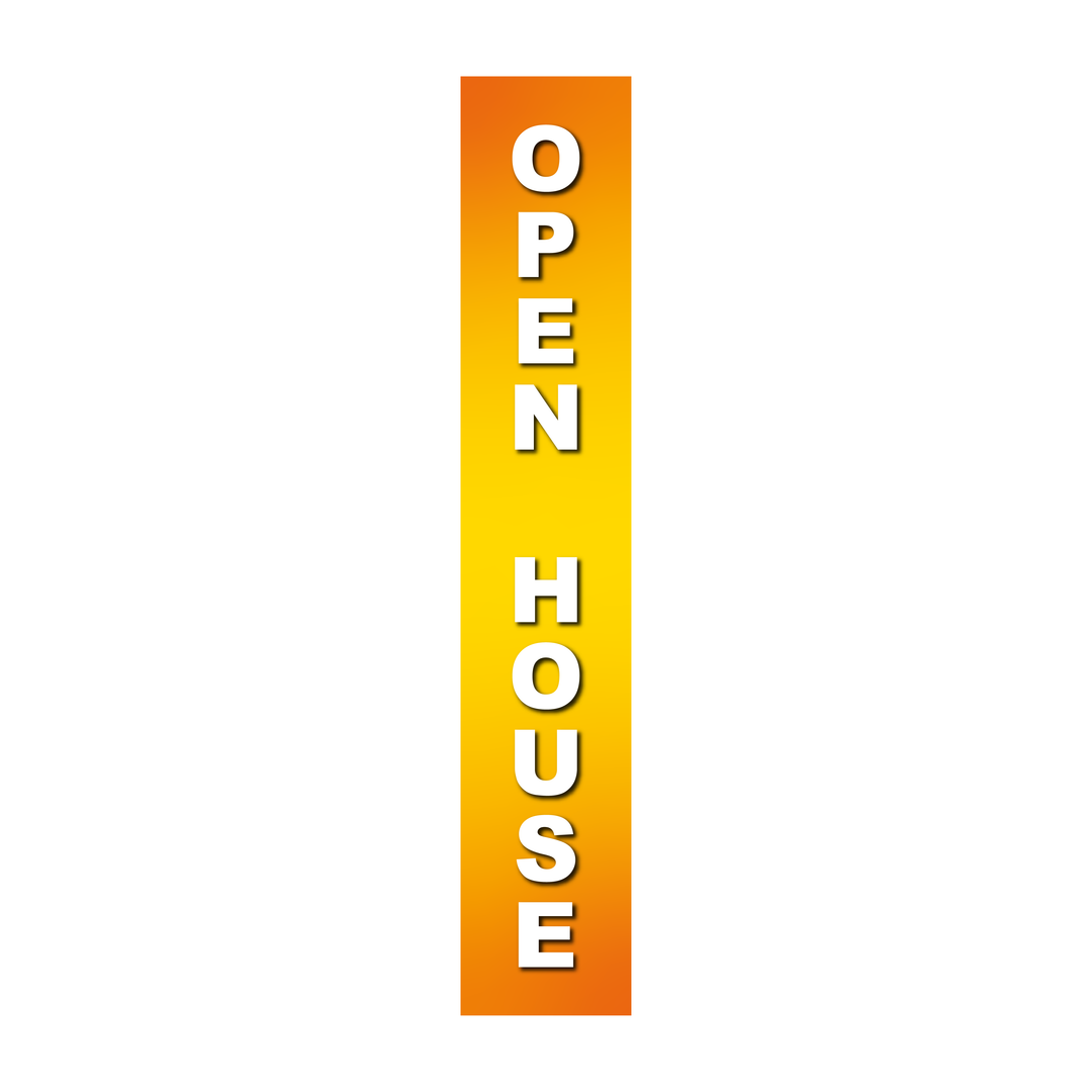 Pole Cover - Open House - Gradient - Yellow