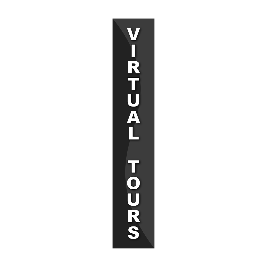 Pole Cover - Virtual Tours - Wavy - Black