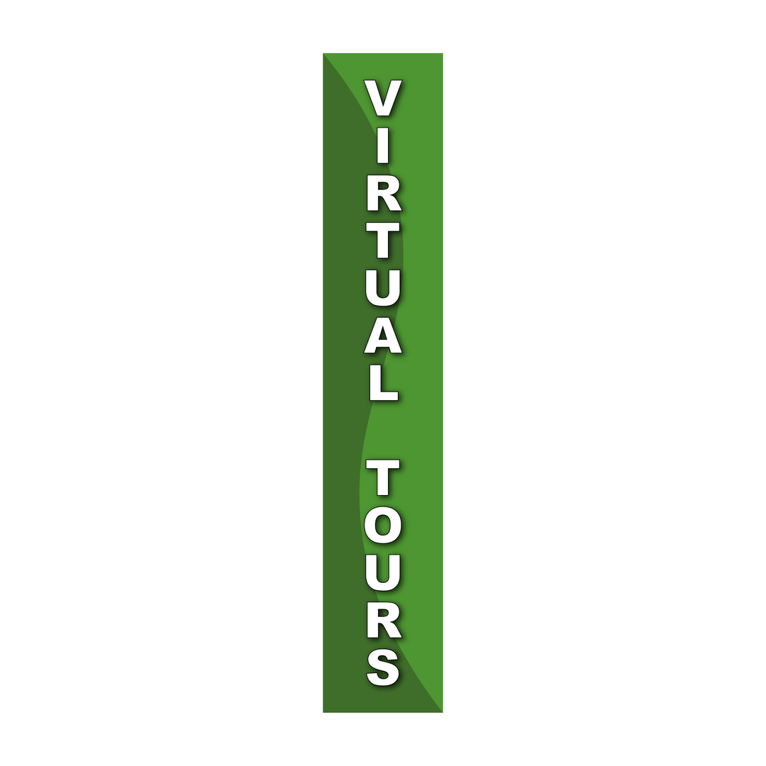 Pole Cover - Virtual Tours - Wavy - Green