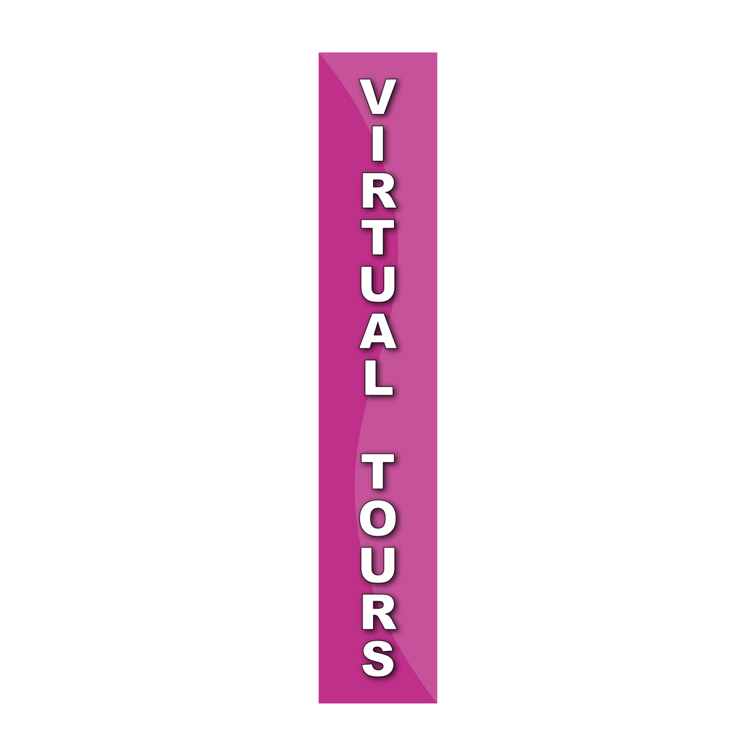 Pole Cover - Virtual Tours - Wavy - Pink