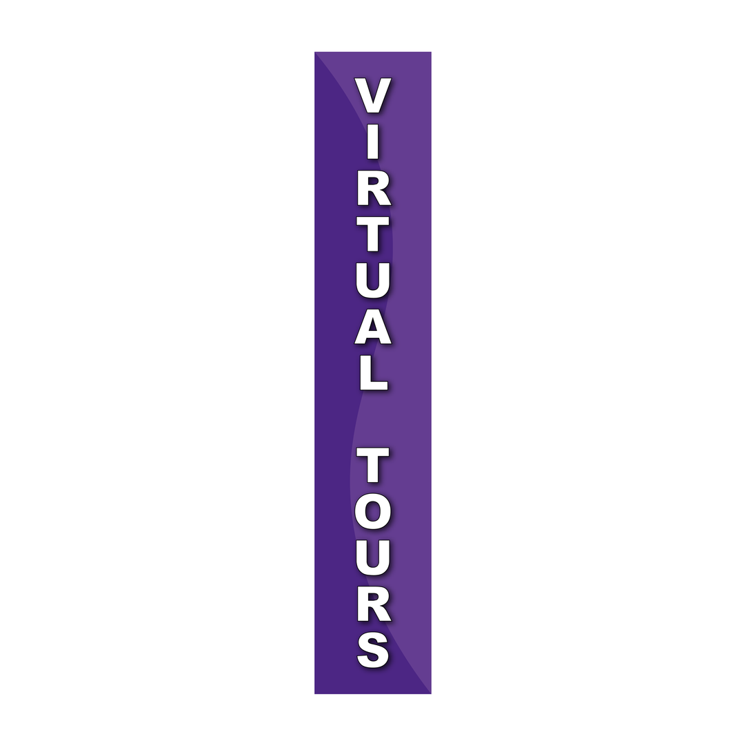 Pole Cover - Virtual Tours - Wavy - Purple