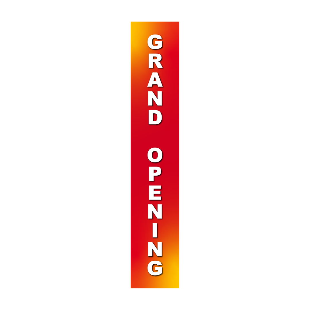 Pole Cover - Grand Opening - Gradient - Red