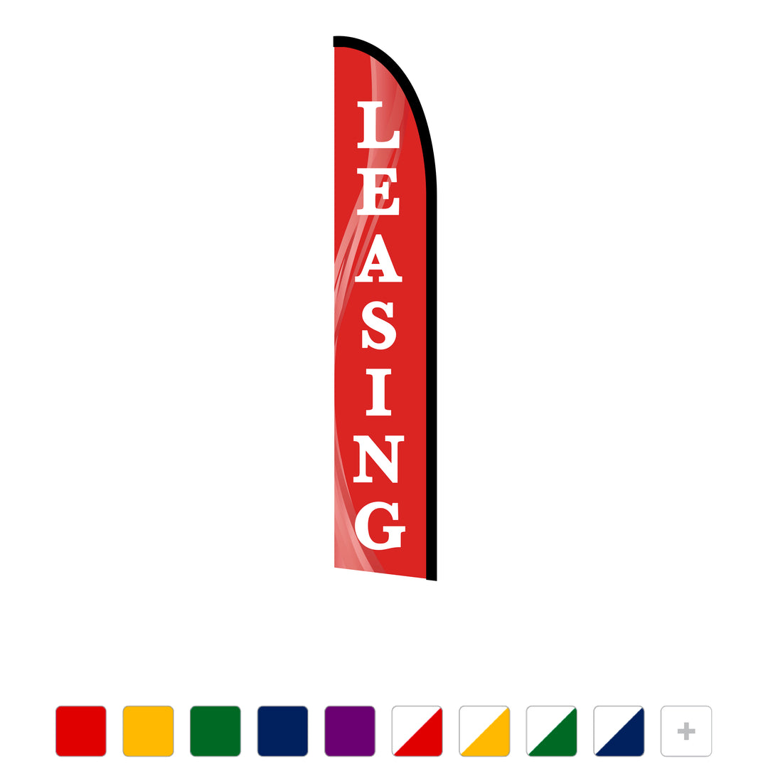 Replacement Double-Sided Feather Flag - 14ft - Leasing - (Hardware not included)