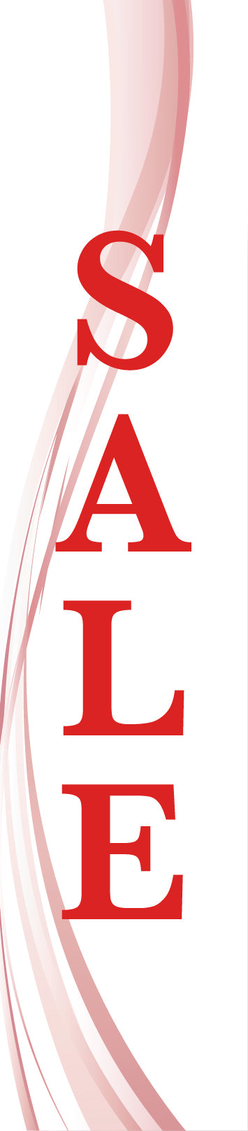 14ft Feather Flag - Sale - White & Red