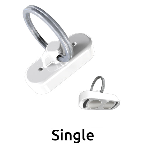 MagneClick® SLiM 15 lbs. White Mid Magnet
