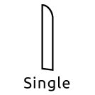 Replacement Feather Flag - 14ft - Single