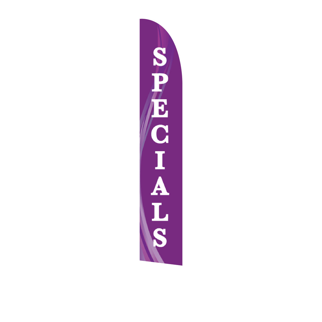 14ft Feather Flag - Specials - Purple