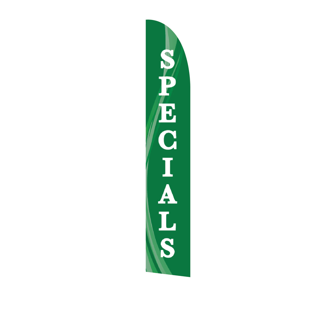 14ft Feather Flag - Specials - Green