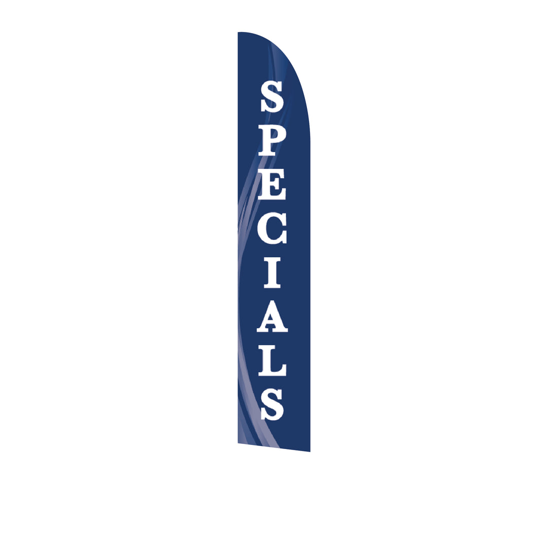 14ft Feather Flag - Specials - Blue
