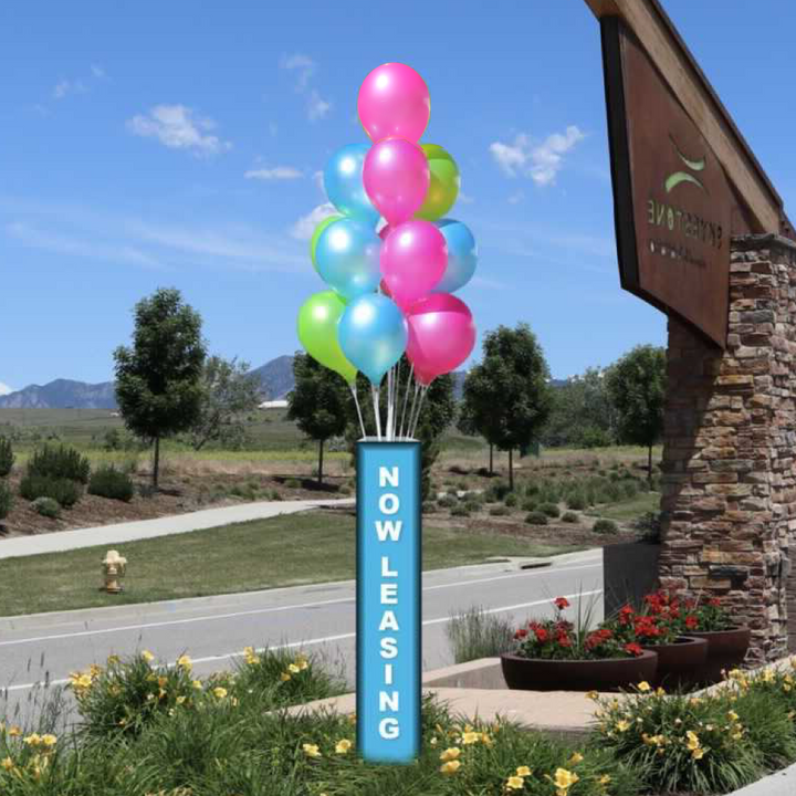 PermaShine® 14-Balloon Tree Kit - with Happy Birthday Pole Cover