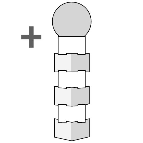 Additional Printed Balloon Tower