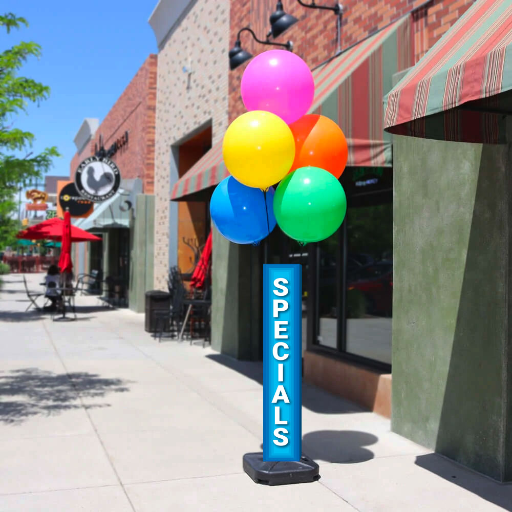 BalloonBobber® 5Balloon Cluster Pole Kit with Pole Cover Balloon