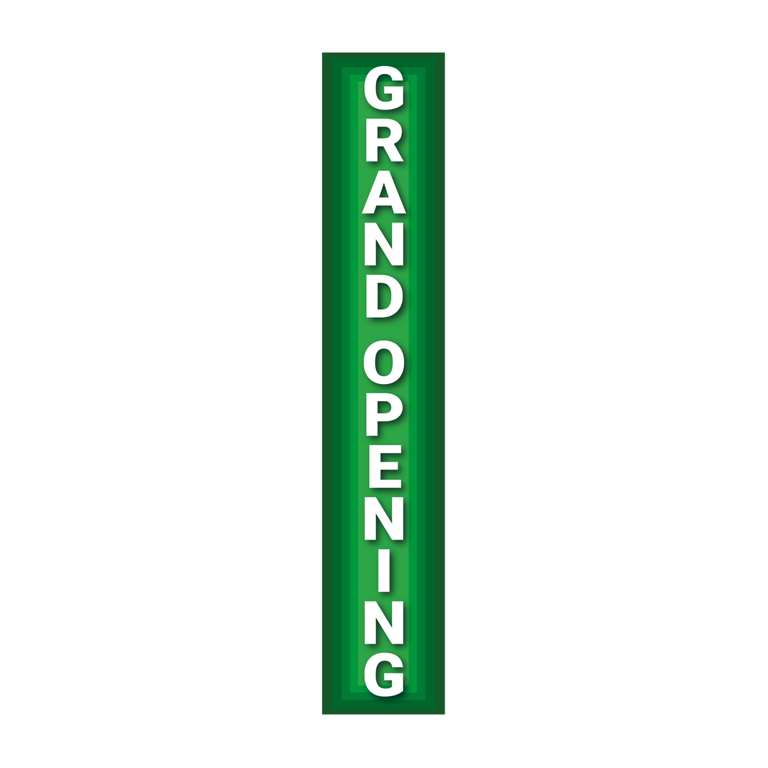 Pole Cover - Grand Opening - Green