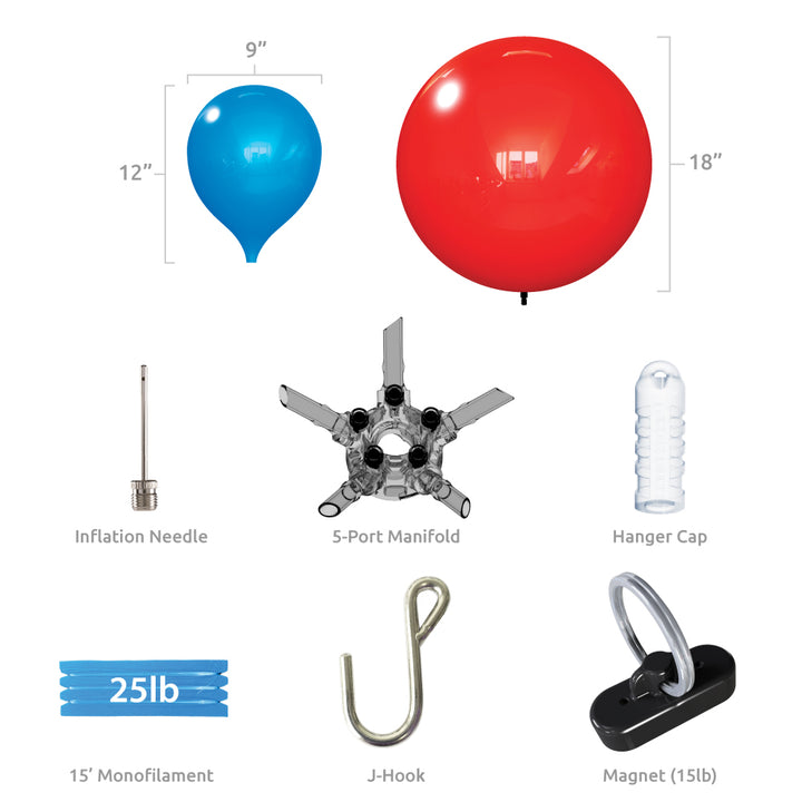 PermaShine® 6-Balloon Bud Kit
