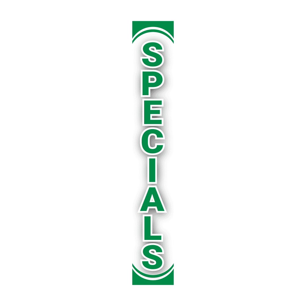 Pole Cover - Specials - White & Green