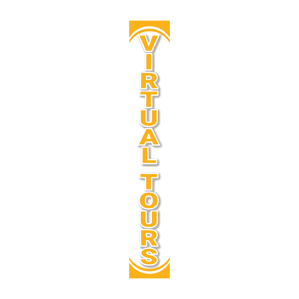 Replacement Pole Cover - Virtual Tours - White & Yellow