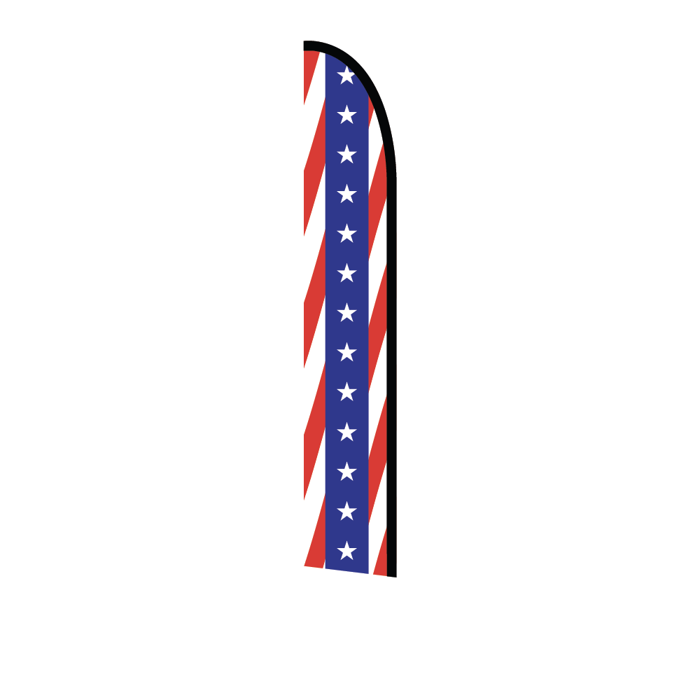 14ft Feather Flag - Patriotic 10