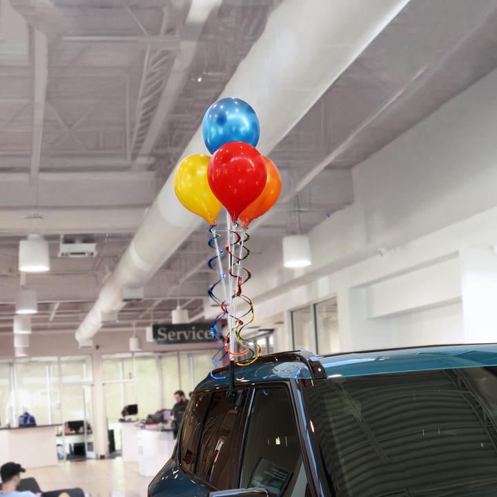 PermaShine® 4-Balloon Bouquet Adjustable Car Window Kit