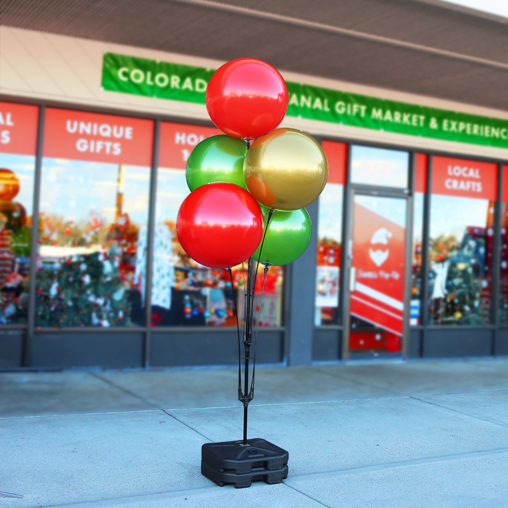 Christmas Holiday DuraBalloon® Cluster Pole Kit