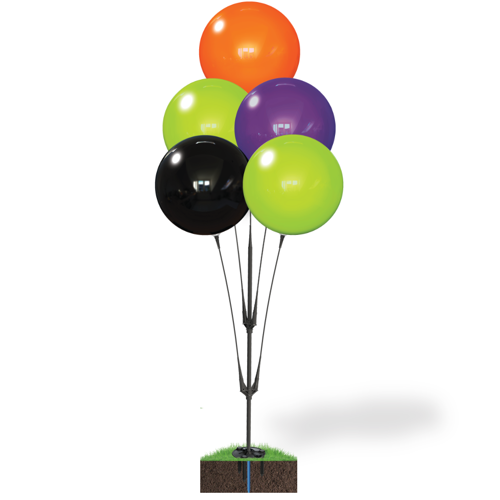 Halloween DuraBalloon® Cluster Pole Kit