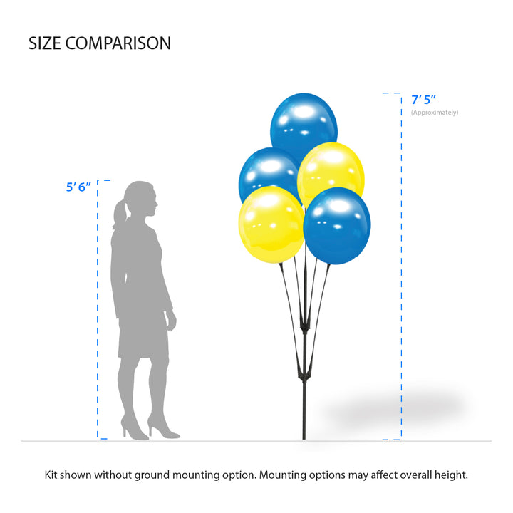 BalloonBobber® 5-Balloon Cluster Pole Kit