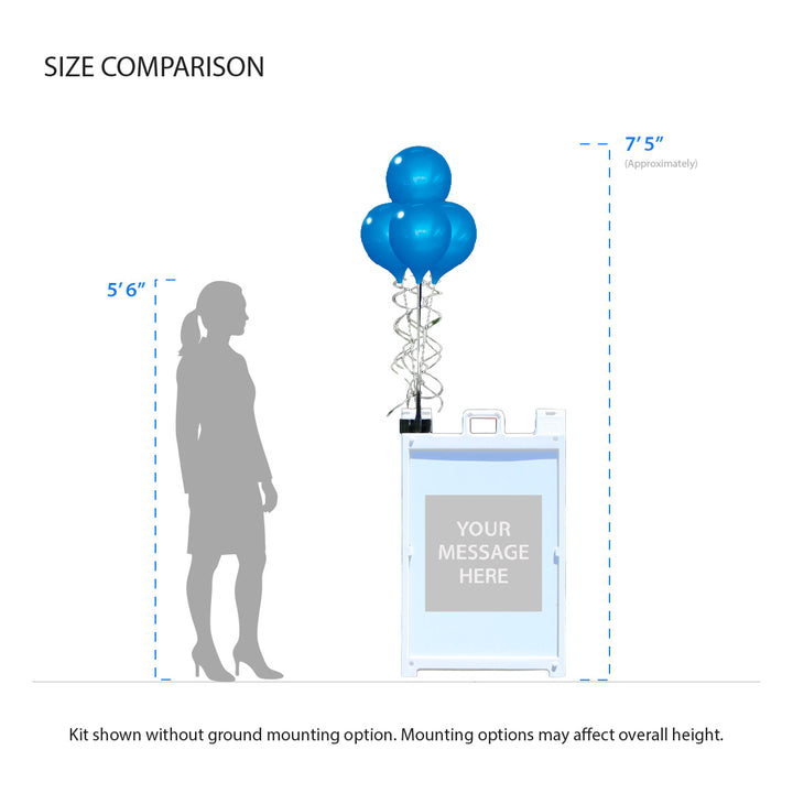 PermaShine® 4-Balloon Bouquet Signicade® Kit
