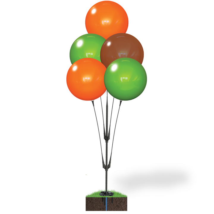 Pumpkin Patch DuraBalloon® Cluster Pole Kit