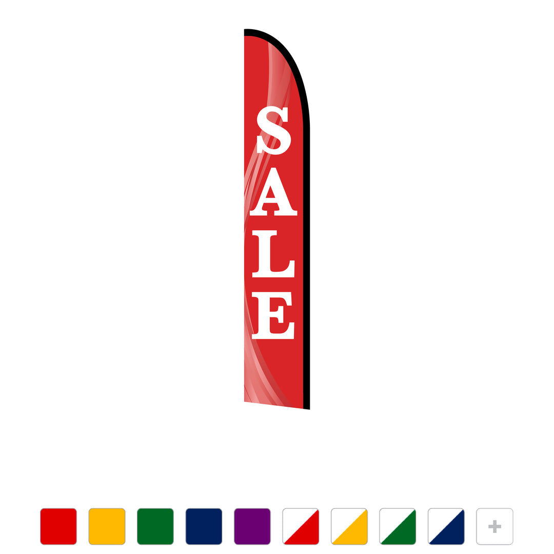Replacement Double-Sided Feather Flag - 14ft - Sale - (Hardware not included)