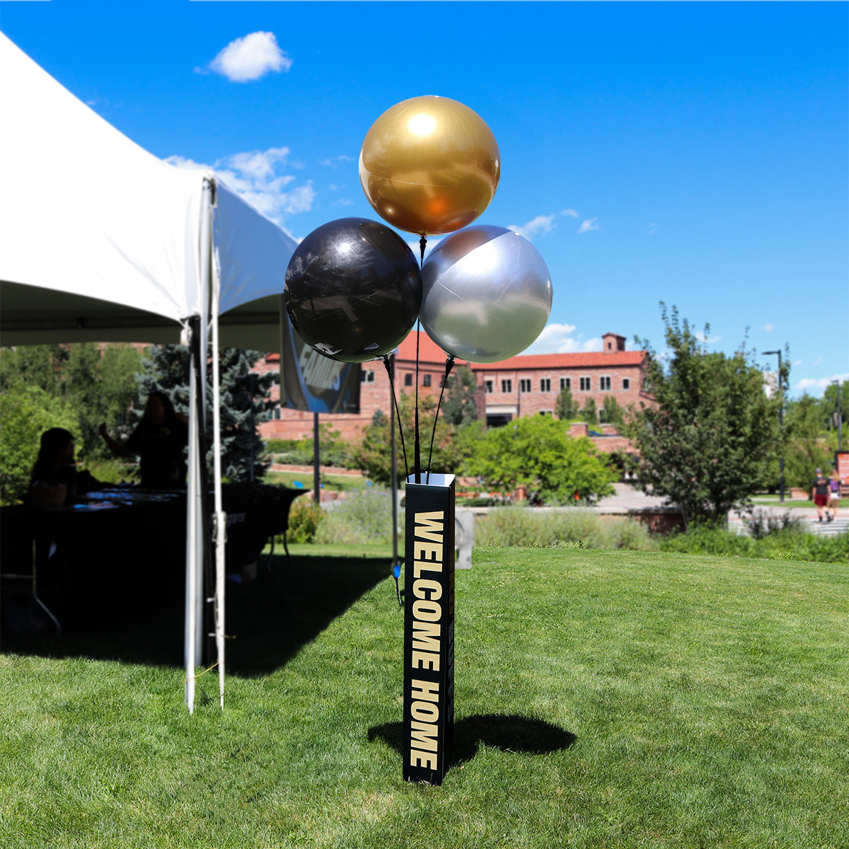 DuraBalloon® 3-Balloon Cluster Pole Kit - with 4-Sided Pole Cover