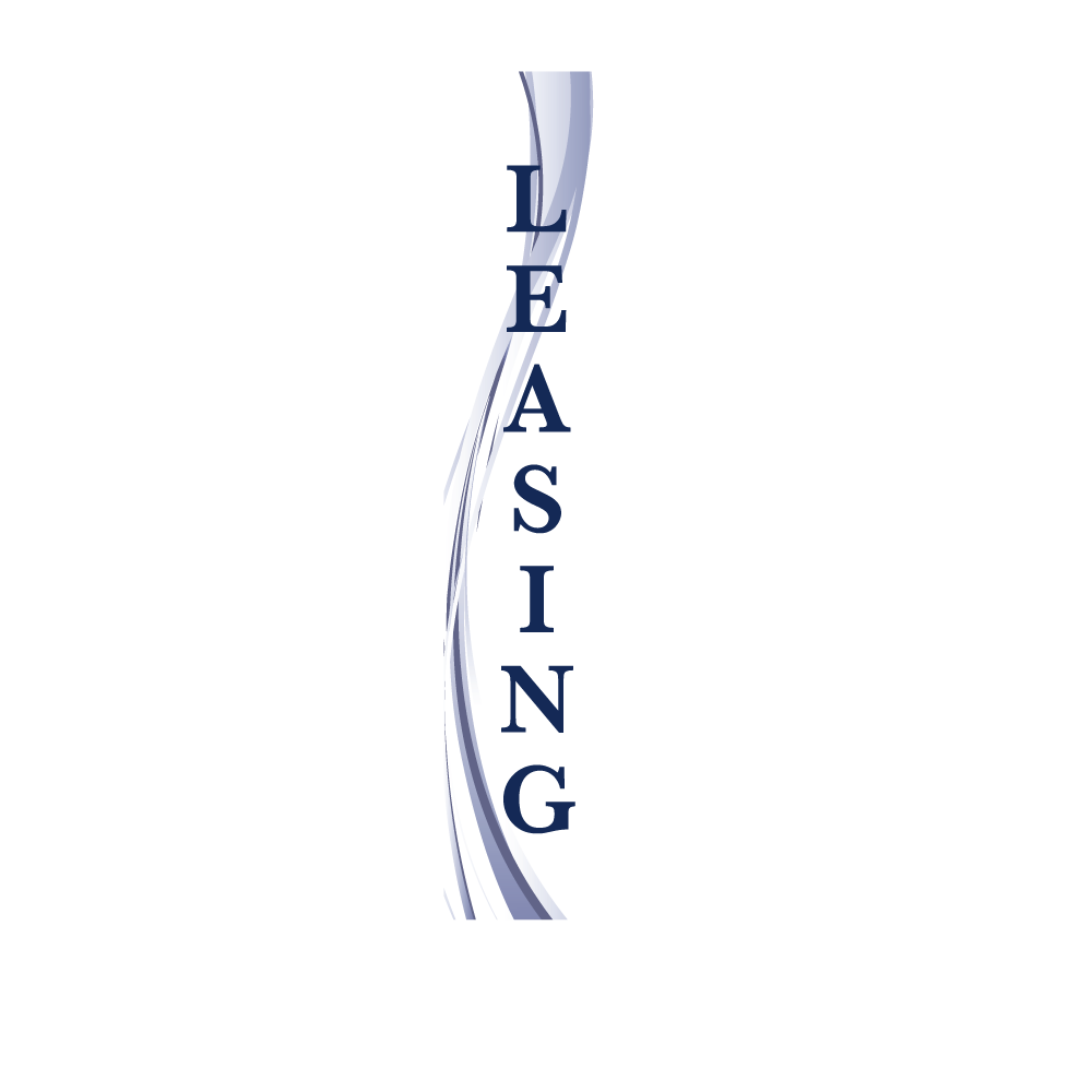 14ft Feather Flag - Leasing - White & Blue